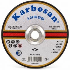 Karbosan Metal Taşlama Diski 180x8,0x22,23