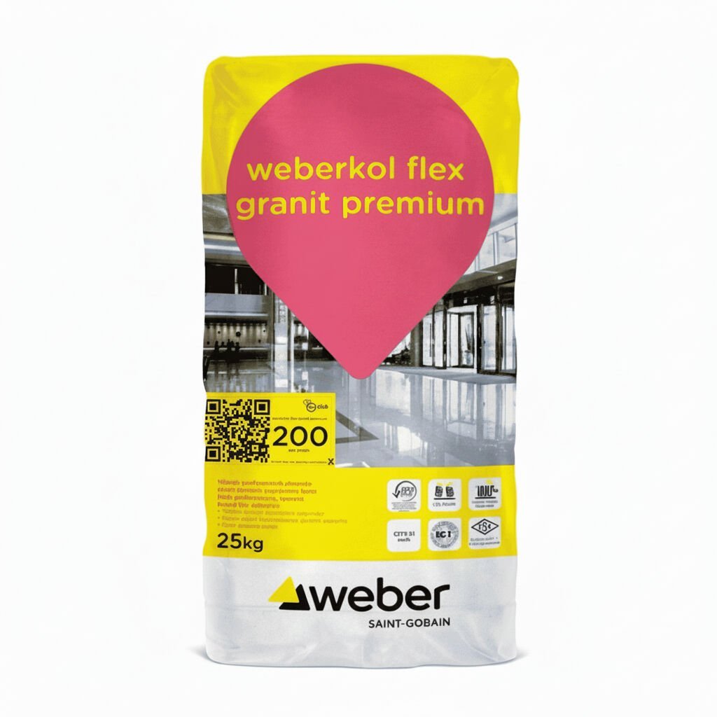 Weber Kol Flex Granit Premium Beyaz 25 kg