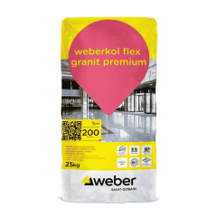 Weber Kol Flex Granit Premium Beyaz 25 kg