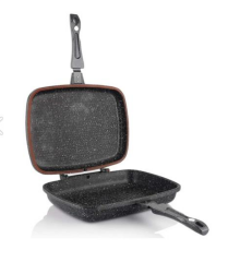 Lavonni Prm-026 36 cm Mıknatıslı Çift Taraflı Döküm Balık Tavası