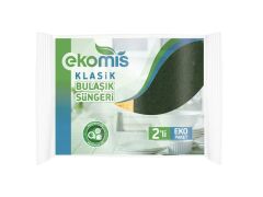 Ekomis Klasik Yeşil Sünger Düz 2'li