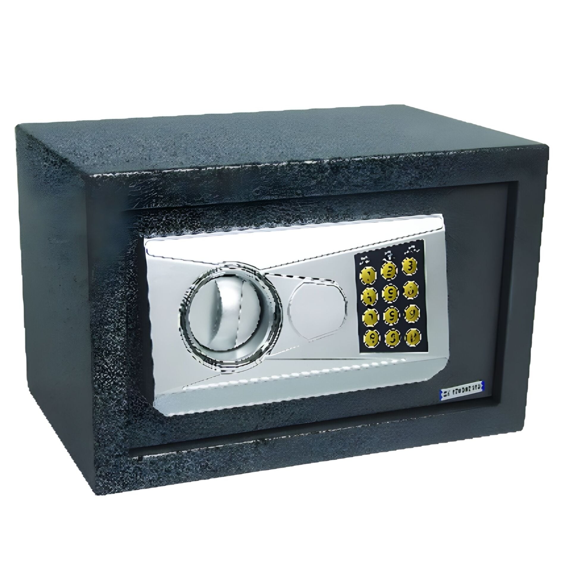 Rem Elektronik Şifreli Anahtarlı Para Kasası Siyah Füme 20EH HO1092