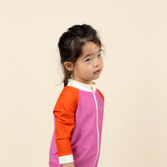 Kietla Bebekler için UV Korumalı Şortlu Mayo Pink Red Pembe - 6-12 Ay