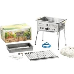 Gürsaç Krom Tüplü Mangal Büyük 35x45