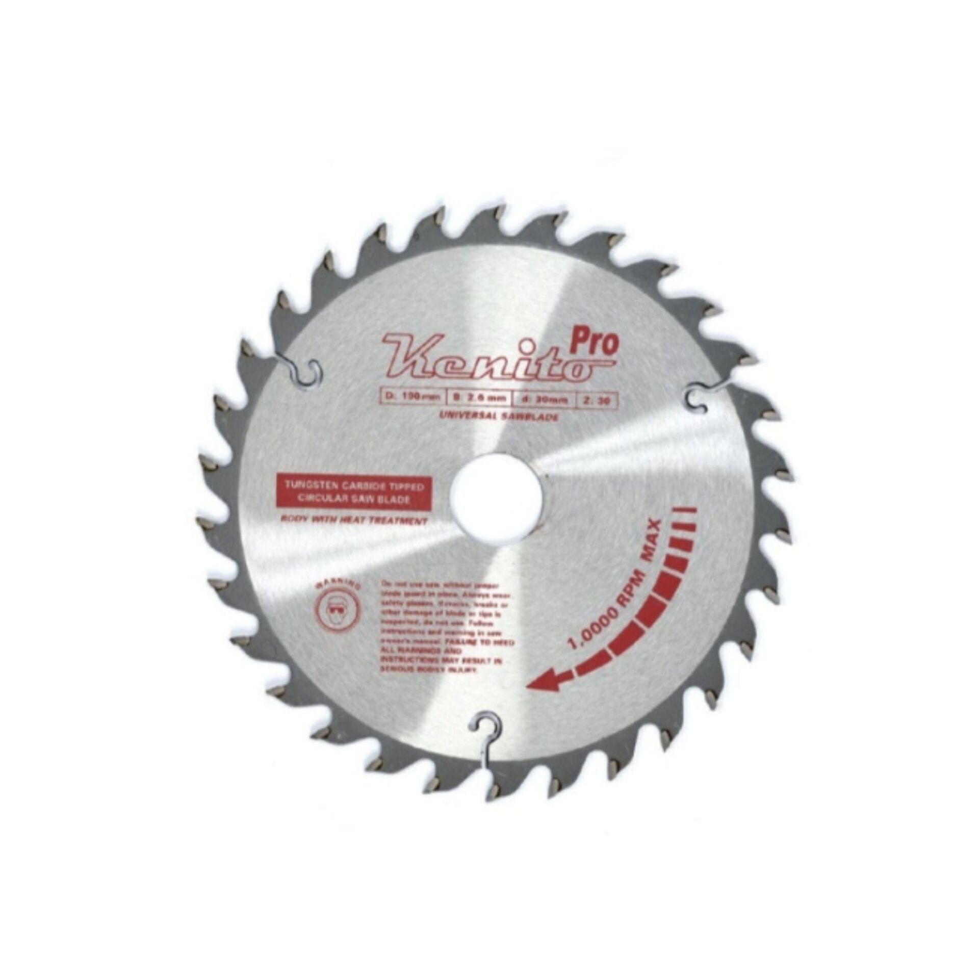 Kenito Daire Testere Ahşap 235x30x2.6x1.8 mm 34 Diş