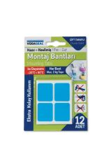 Vodaseal Ebatlı Montaj Bandı 12' li Mavi-Beyaz