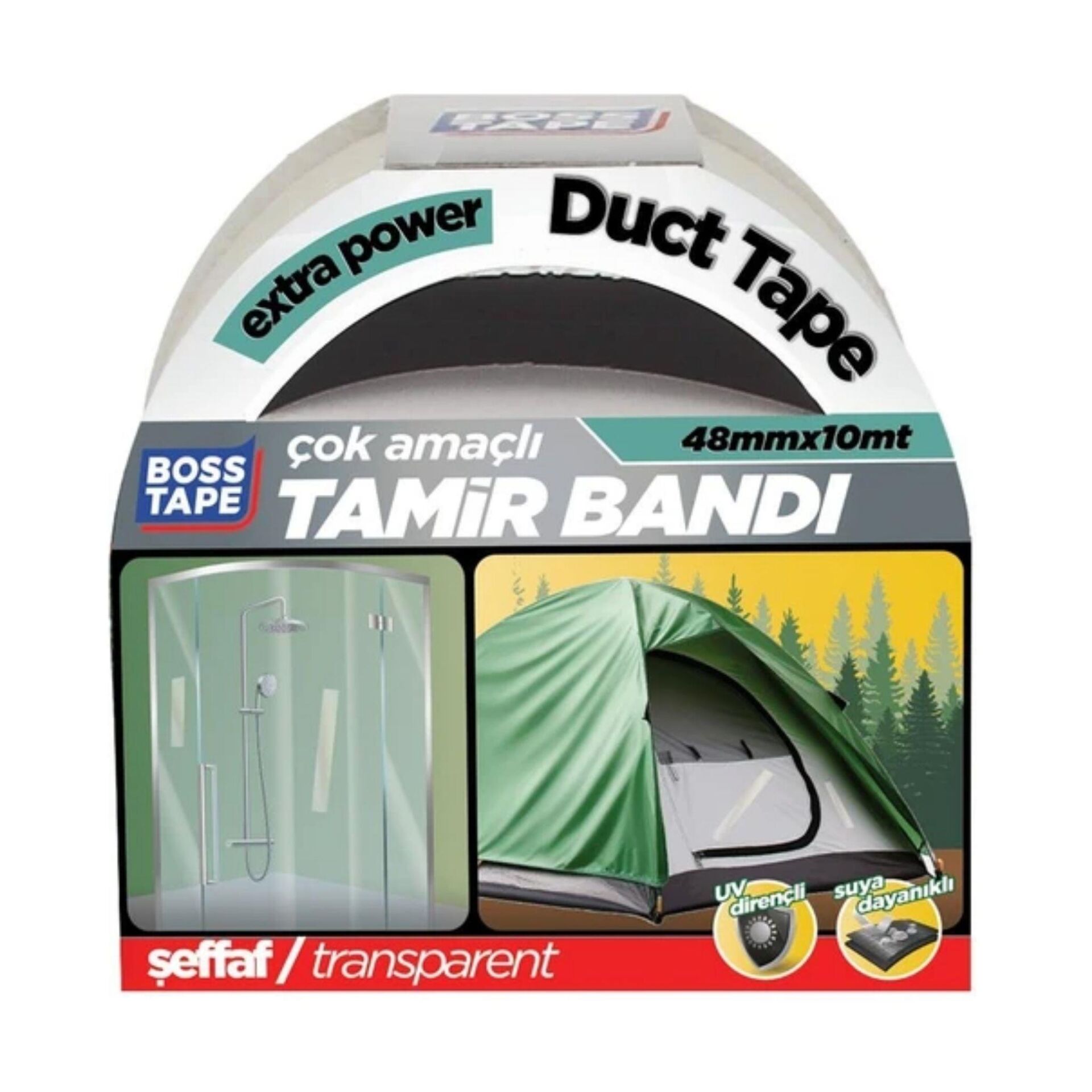 Metfix Bumy Duct Tape Tamir Bandı Şeffaf