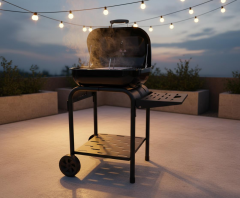 Garden Barbekü Siyah Kömürlü Bahçe Mangal