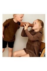 Nuuroo Bertil Pipetli Paslanmaz Çelik Termos Flower Aop 500 ML