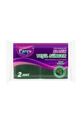 Parex Klasik Yeşil Sünger Oluklu 2'li