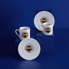 Neva N3418 Fenerbahçe Klasik Logo 2’li Kahve Fincan Takımı