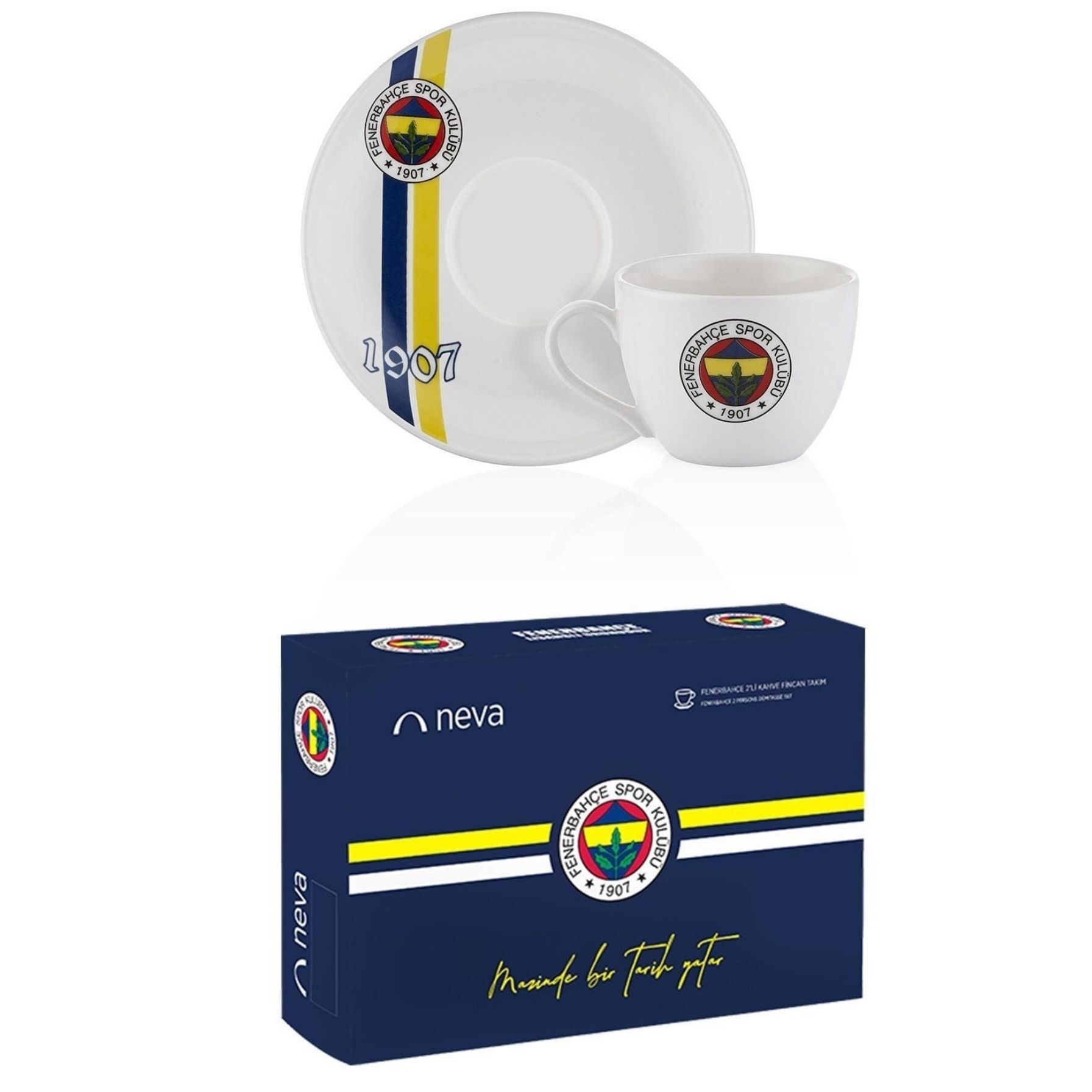 Neva Fenerbahçe 1907 2’li Çay Fincan Takımı