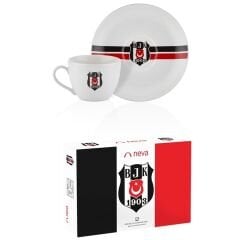 Neva Beşiktaş Çizgili 2’li Çay Fincan Takımı