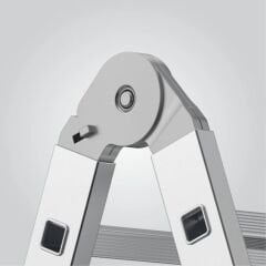 Saraylı Çok Amaçlı Fonksiyonel Alüminyum Akrobat Merdiven 4x5 Basamaklı | 560–588 cm Çok Amaçlı Merdiven