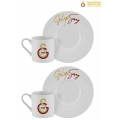 Neva Galatasaray Klasik Logo 2’li Kahve Fincan Takımış