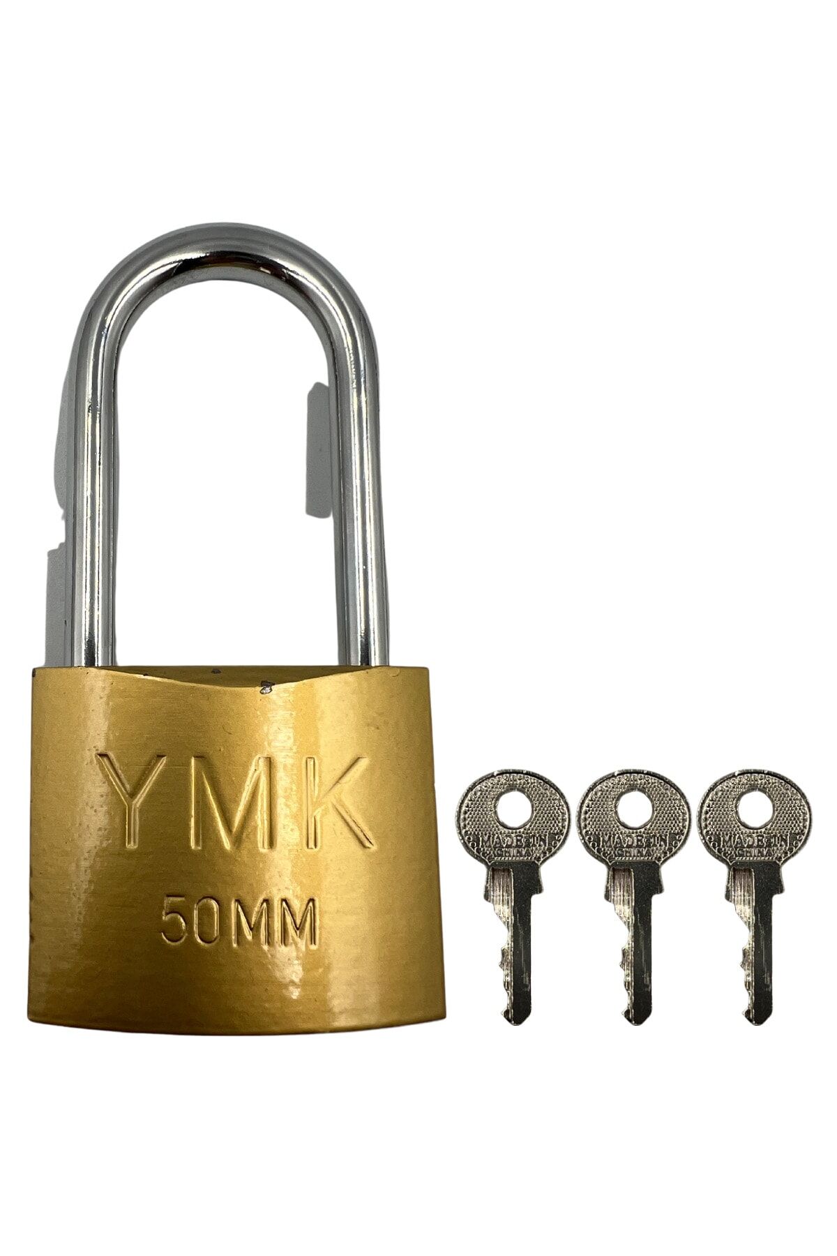 Yuma Kilit Ymk Kancalı Asma Kilit Uzun Sarı 50 Mm