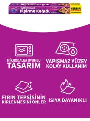 Parex Hazır Kesilmiş Pişirme Kağıdı 16 Adet (42 x 37 cm)