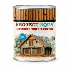 Ünlü Protect Aqua Su Bazlı Dış Cephe Vernik 2.5 Litre Şeffaf Mat