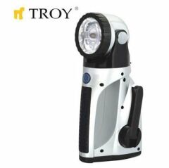Troy 28050 Sarjlı Dinamolu El Feneri