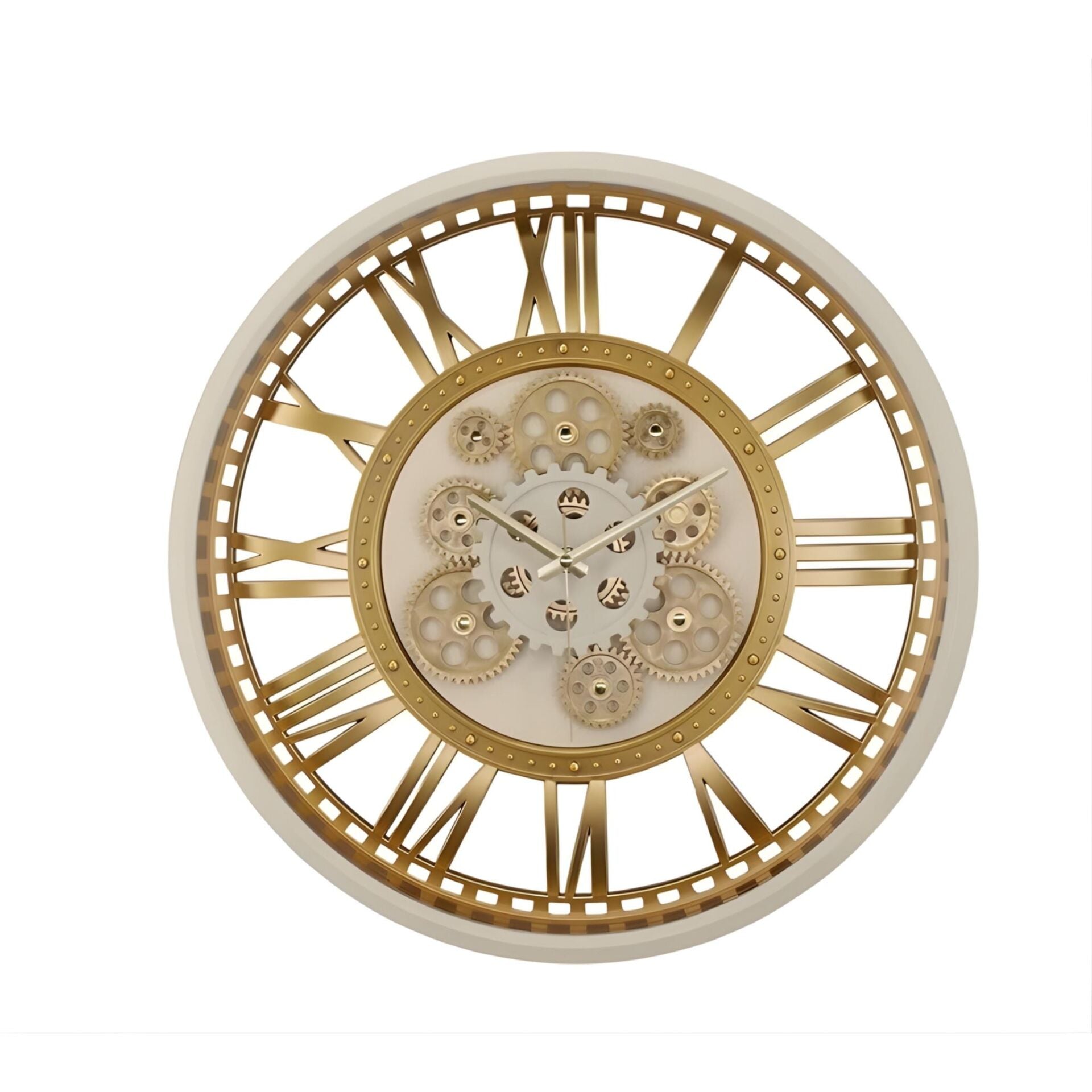 Galaxy Çarklı Gold Rakam Krem Saat CRK-843-AC