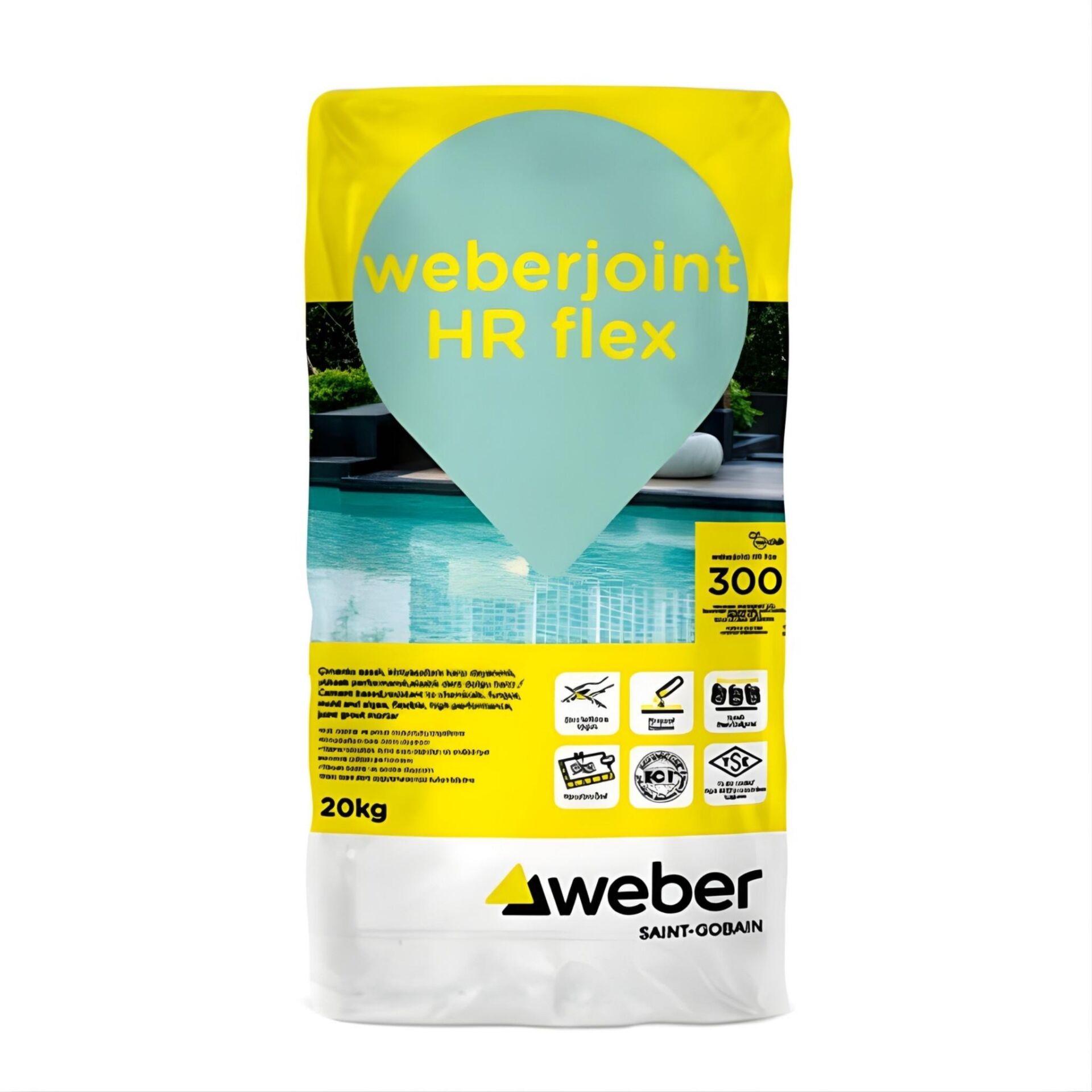 Weber Joint HR Flex Gri 20 Kg Havuz