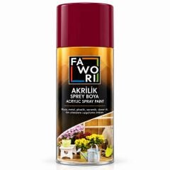 Fawori Akrilik Sprey Boya 400 ml Bordo