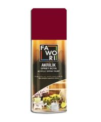 Fawori Akrilik Sprey Boya 400 ml Bordo