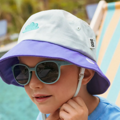 Kietla Iconik UV Korumalı Bucket Şapka Green Cloud Yeşil - 2-4 Yaş