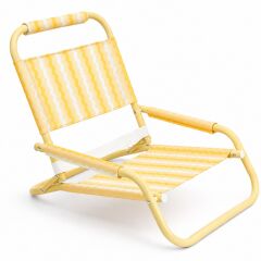 FLAMINGUEO ALCAK KATLANABILIR PLAJ SANDALYESI-BAMBINA YELLOW