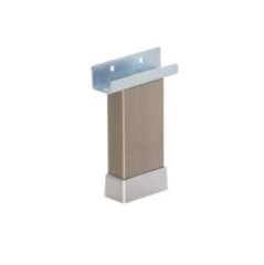 Mat Krom Alm. Düz U 20X45 Ayak  (8Cm)