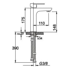 Mercan Mix Lavabo Bataryası