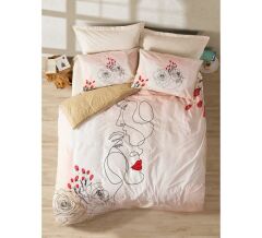 Cotton Box Line Art Ranforce Çift Kişilik Nevresim Takımı