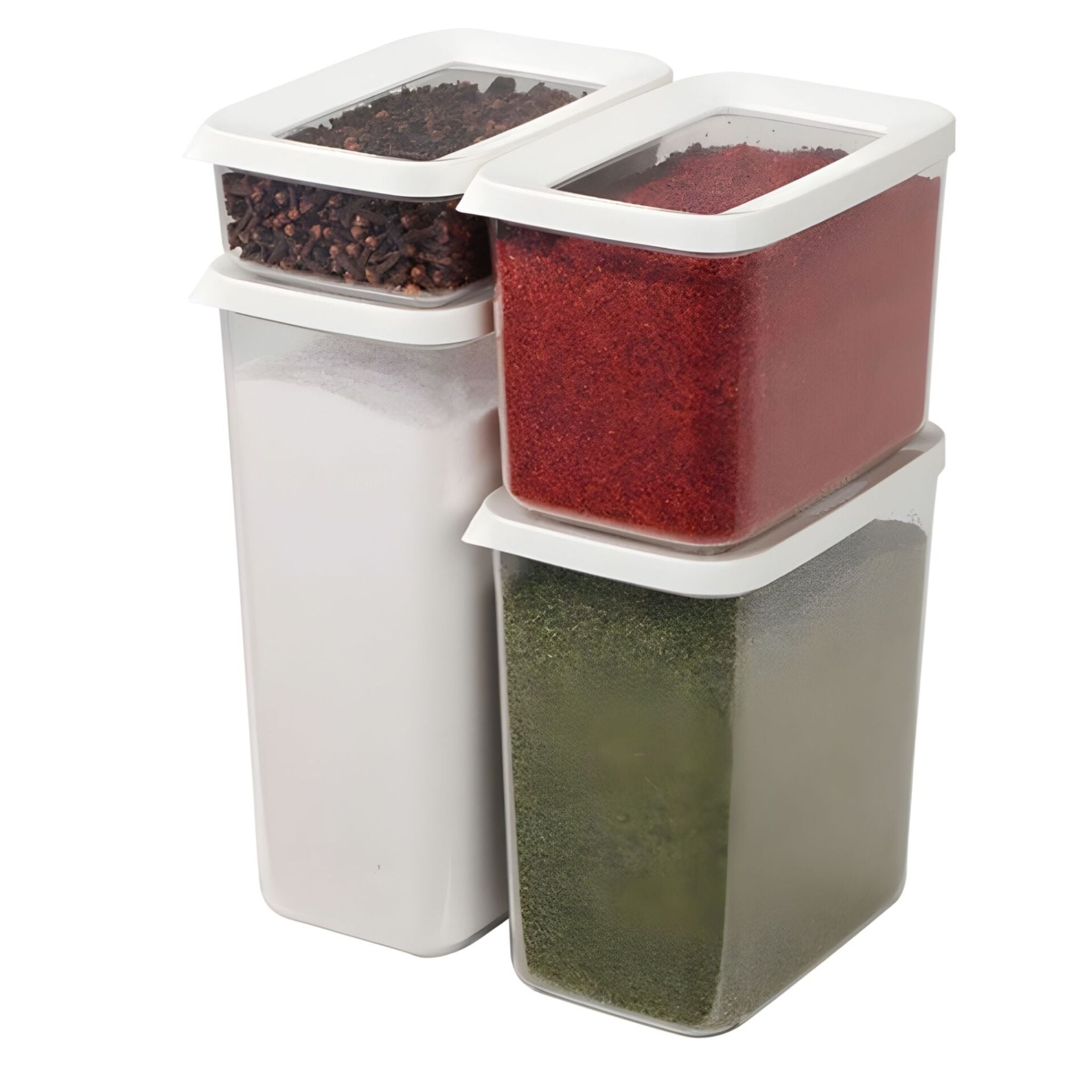 Leva Hobi Box 4'lü Dikdörtgen Saklama Kabı