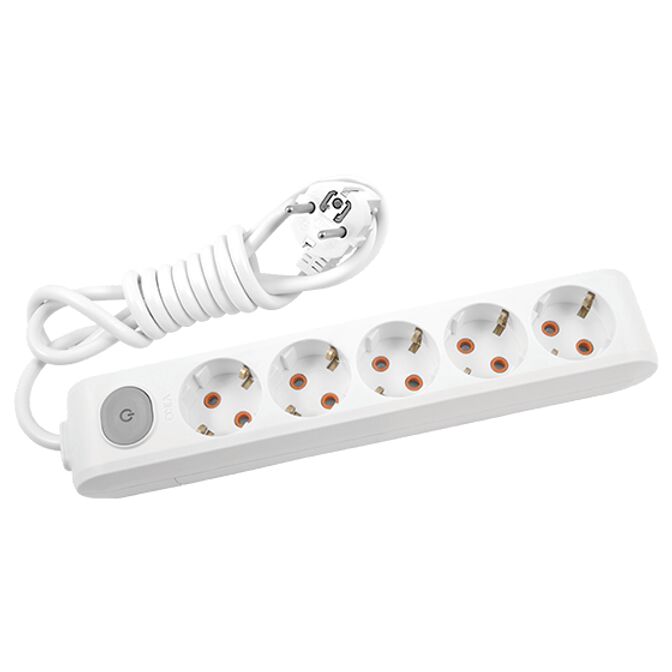 Viko Multilet Grup Priz 5'li 3 Metre Anahtarlı