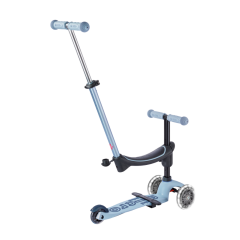 Micro Mini 6 in 1 Deluxe Rock and Go LED Scooter Ocean Slate