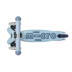 Micro Mini 6 in 1 Deluxe Rock and Go LED Scooter Ocean Slate