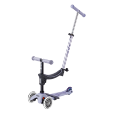 Micro Mini 6 in 1 Deluxe Rock and Go LED Scooter Lavender Mist