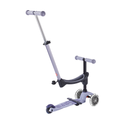 Micro Mini 6 in 1 Deluxe Rock and Go LED Scooter Lavender Mist