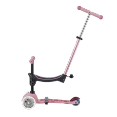 Micro Mini 6 in 1 Deluxe Rock and Go LED Scooter Dusty Rose