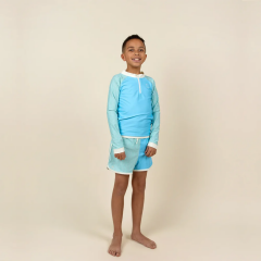 Kietla UV Korumalı Uzun Kollu Tişört Mayo Blue Striped Mavi - 2-4 Yaş