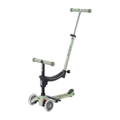 Micro Mini 6 in 1 Deluxe Rock and Go LED Scooter Olive Sage