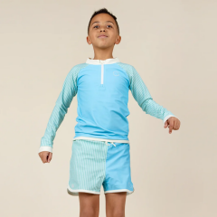 Kietla UV Korumalı Uzun Kollu Tişört Mayo Blue Striped Mavi - 4-6 Yaş