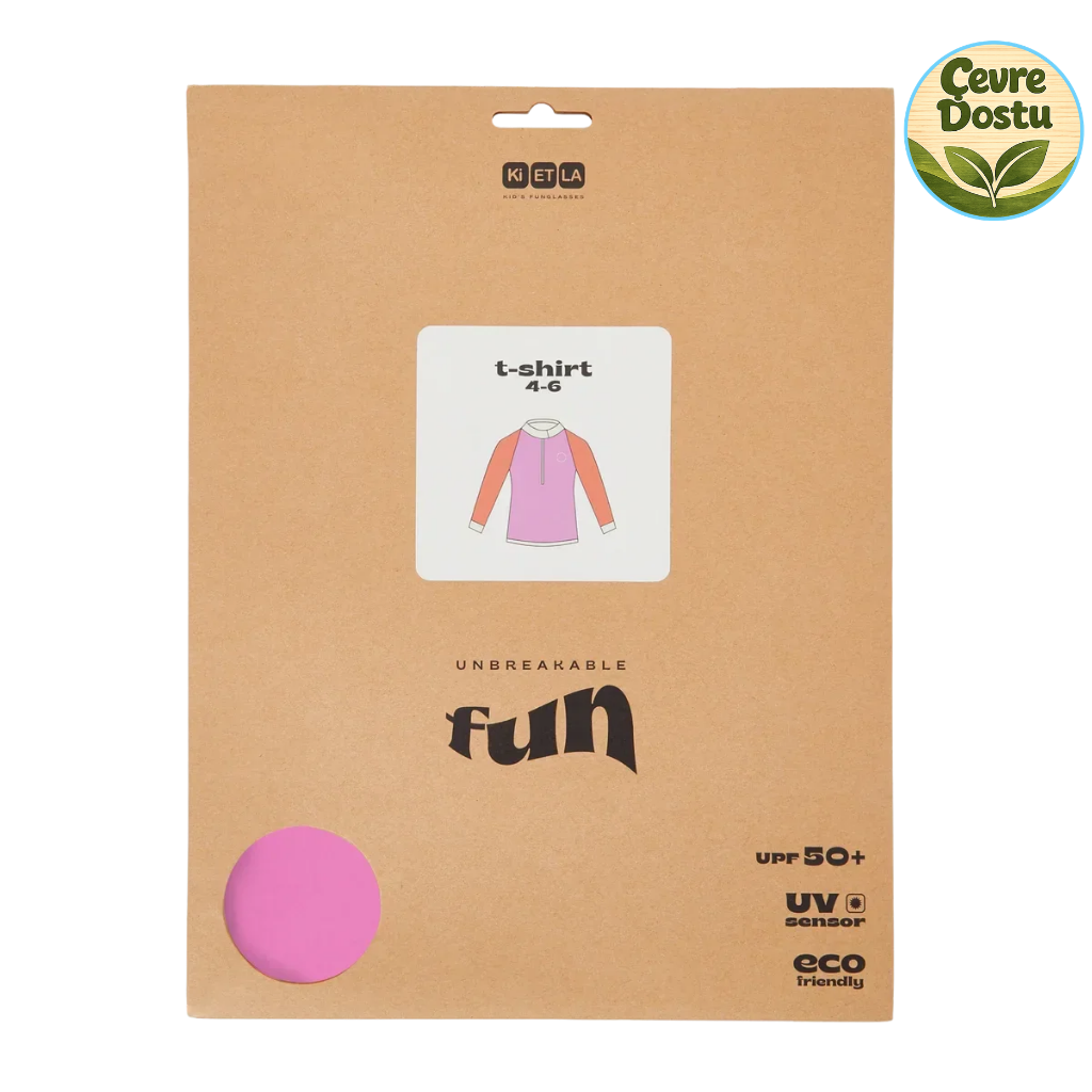 Kietla UV Korumalı Uzun Kollu Tişört Mayo Pink Red Pembe