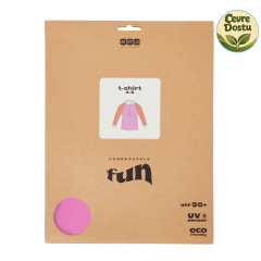 Kietla UV Korumalı Uzun Kollu Tişört Mayo Pink Red Pembe