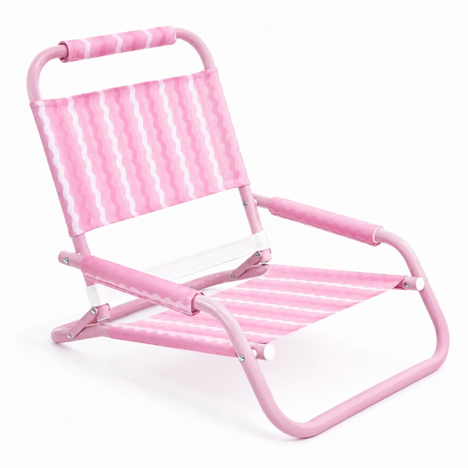 FLAMINGUEO ALCAK KATLANABILIR PLAJ SANDALYESI-BAMBINA PINK