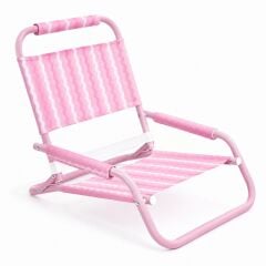 FLAMINGUEO ALCAK KATLANABILIR PLAJ SANDALYESI-BAMBINA PINK