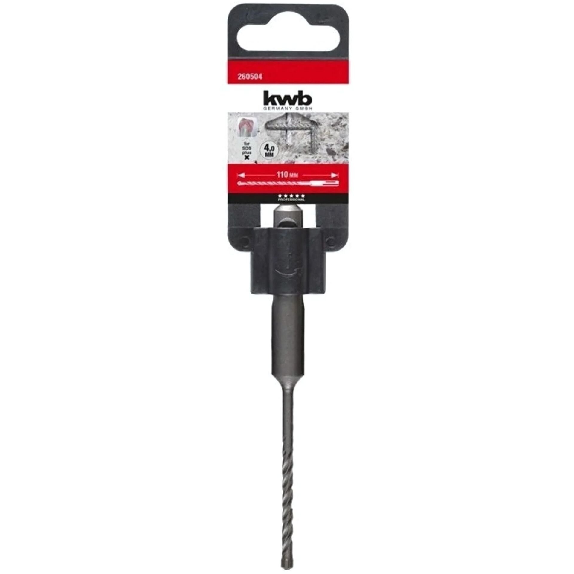 Kwb 262014 Sds Plus Çapraz Matkap Uç 14x260 mm