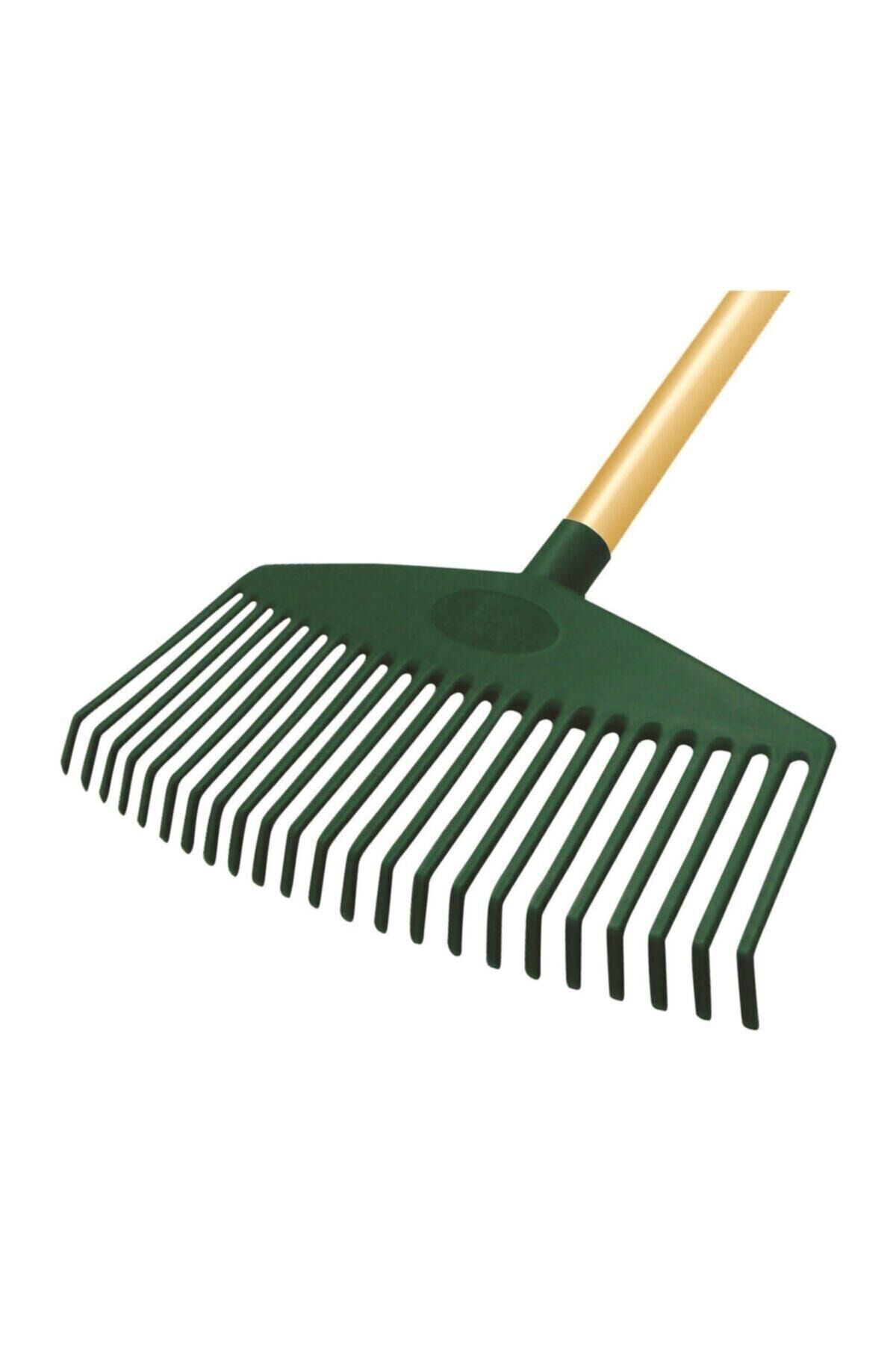 Raco Expert Ahşap Saplı Plastik Çim ve Yaprak Toplama Tırmığı 45 cm 53747