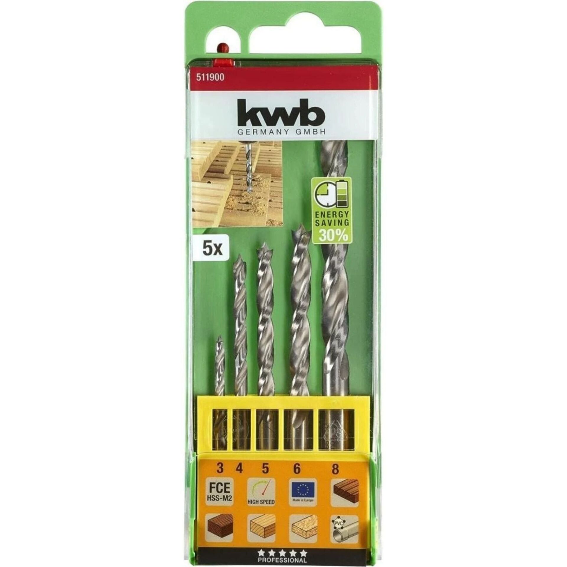 Kwb Ahşap Uç Seti 5 Parça - 49511900