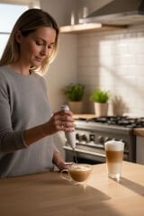 Kiwi Pratik KCW 1112 Kablosuz Süt Kahve Köpürtücü